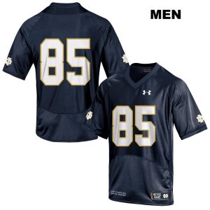 Notre Dame Fighting Irish Men's George Takacs #85 Navy Under Armour No Name Authentic Stitched College NCAA Football Jersey QEP7499GO